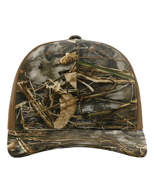 camo and brown hat