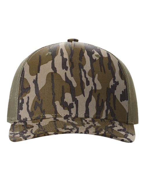 camo and olive green hat