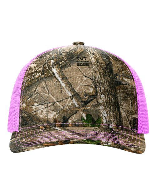 realtree and neon pink hat