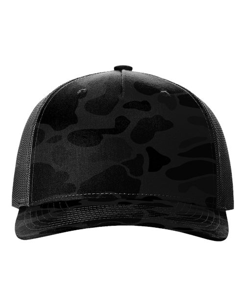 black camo hat