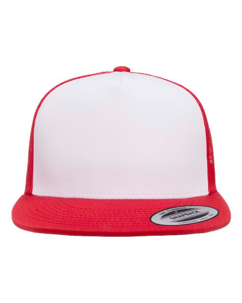 red and white hat
