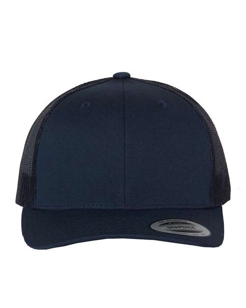 navy and black hat