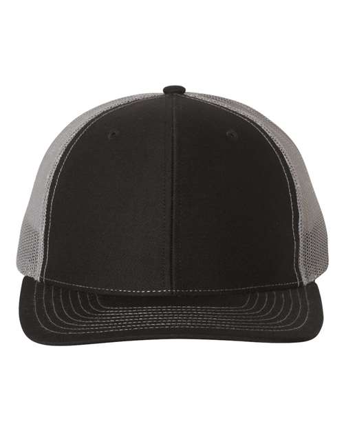 black and grey hat