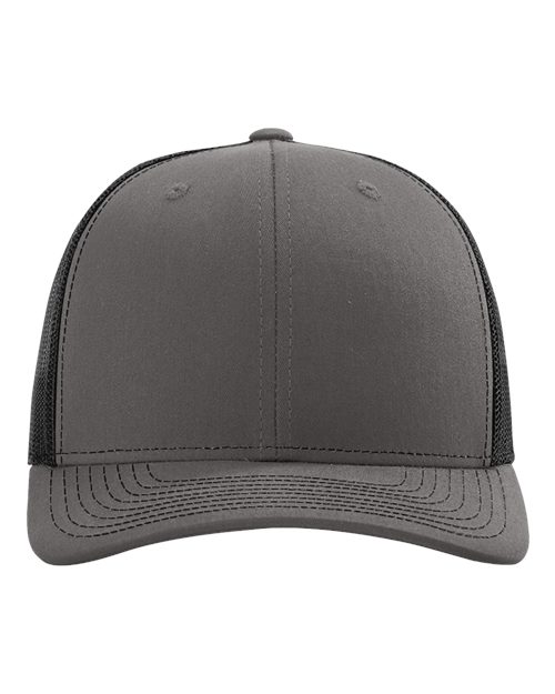 grey and black hat