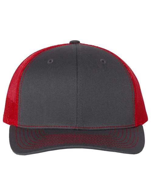 black and red hat