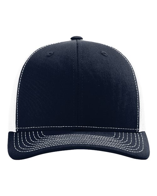 black and white hat