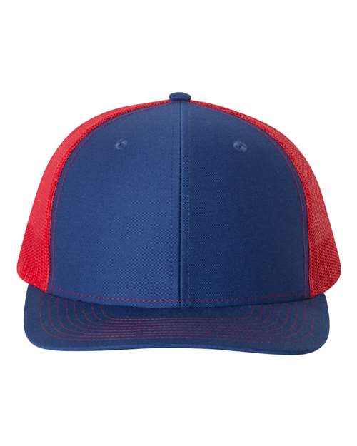 blue and red hat
