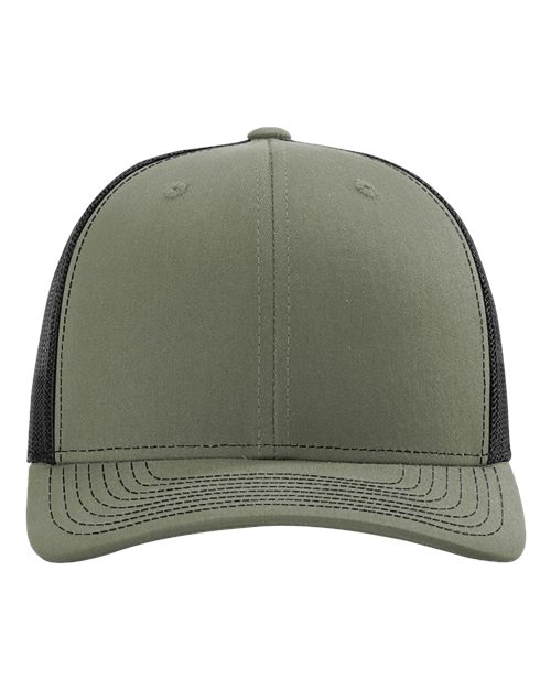 green and black hat