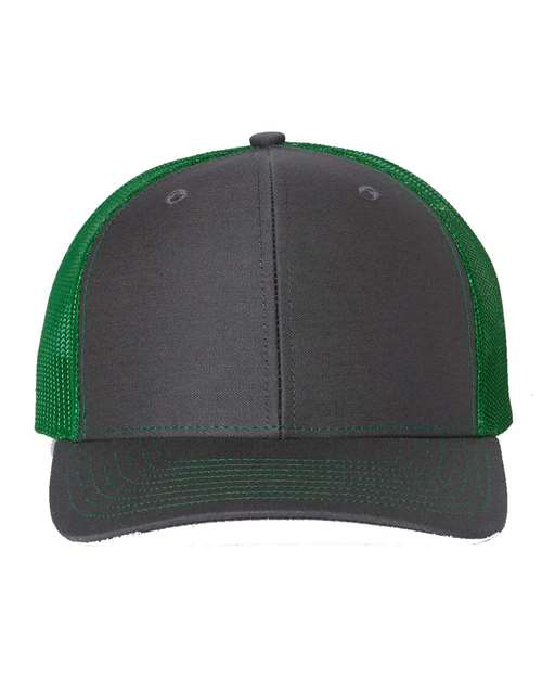 black and green hat