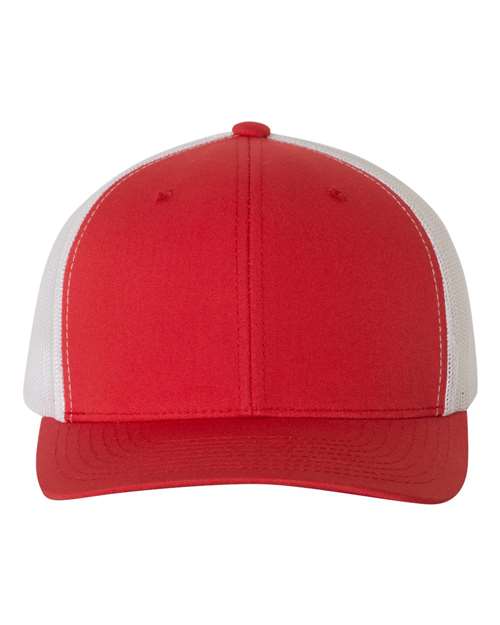 red and white hat