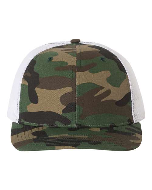 camo and white hat