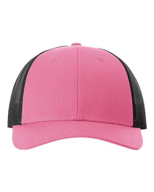 hot pink and black hat