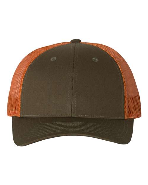 brown and orange hat