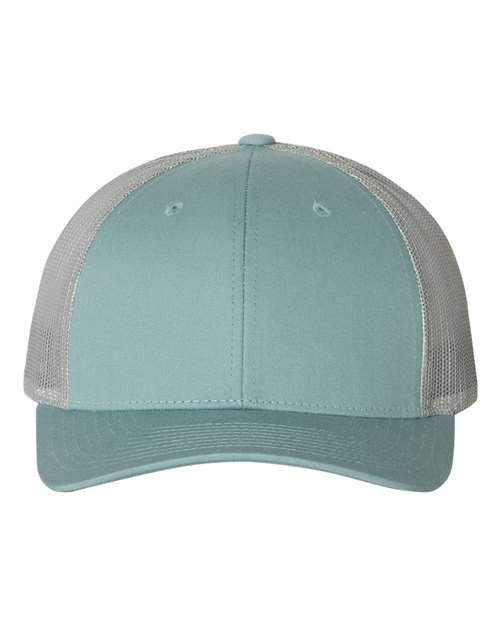 light blue and grey hat