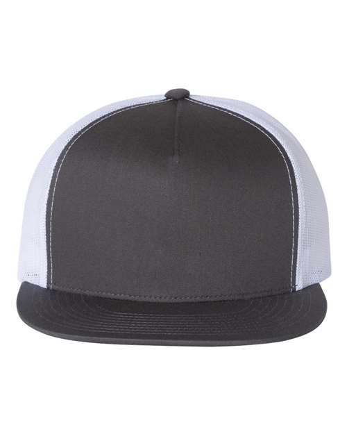 black and white hat