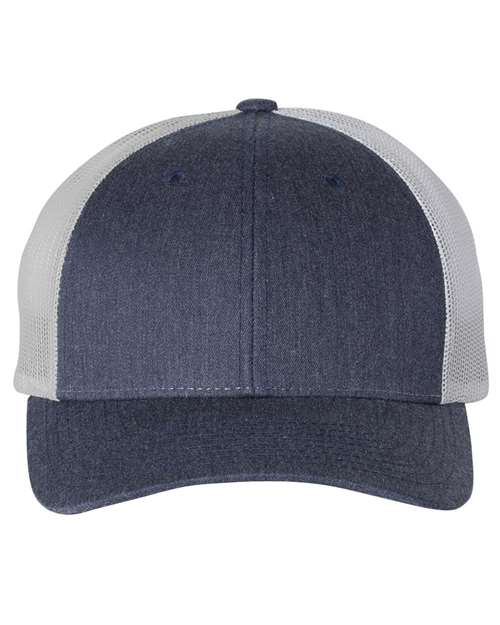 navy and white hat