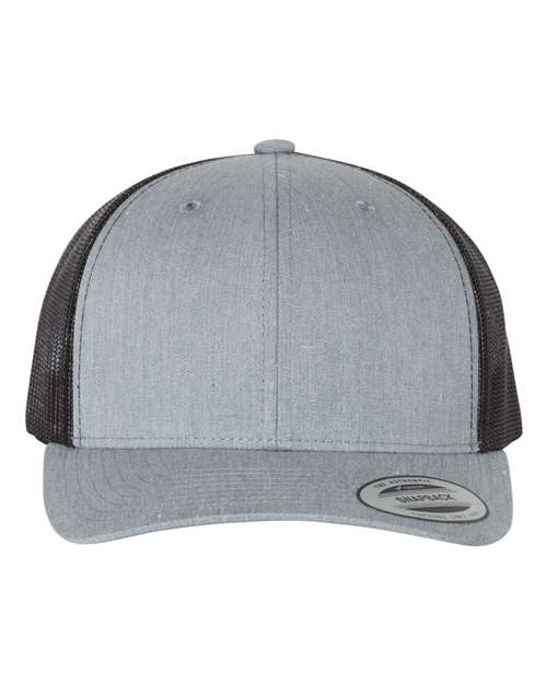 grey and black hat
