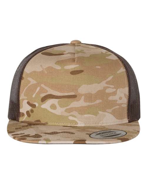 brown camo hat