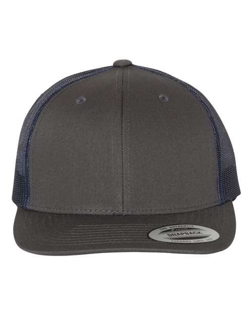 grey and navy hat