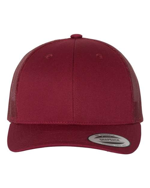 maroon hat
