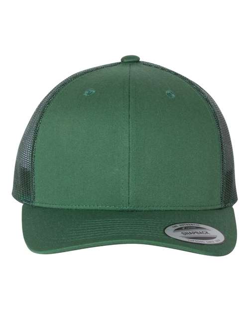 green and black hat