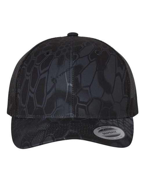 black design hat