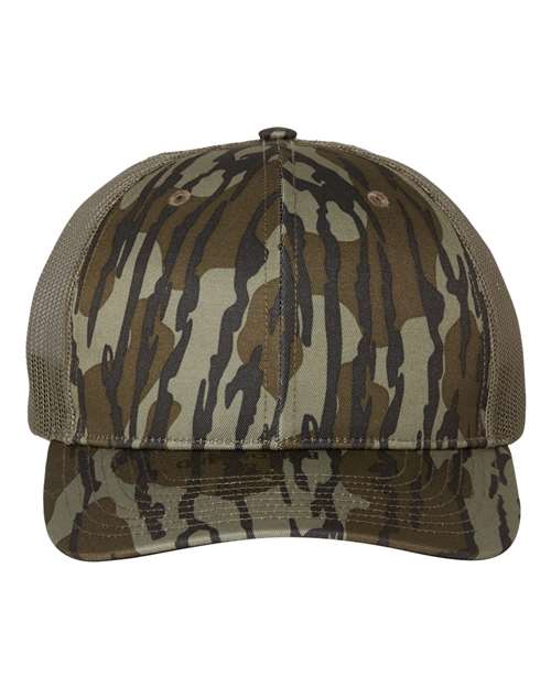 camo and olive green hat