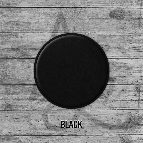 black round coaster