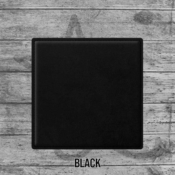 black square coaster