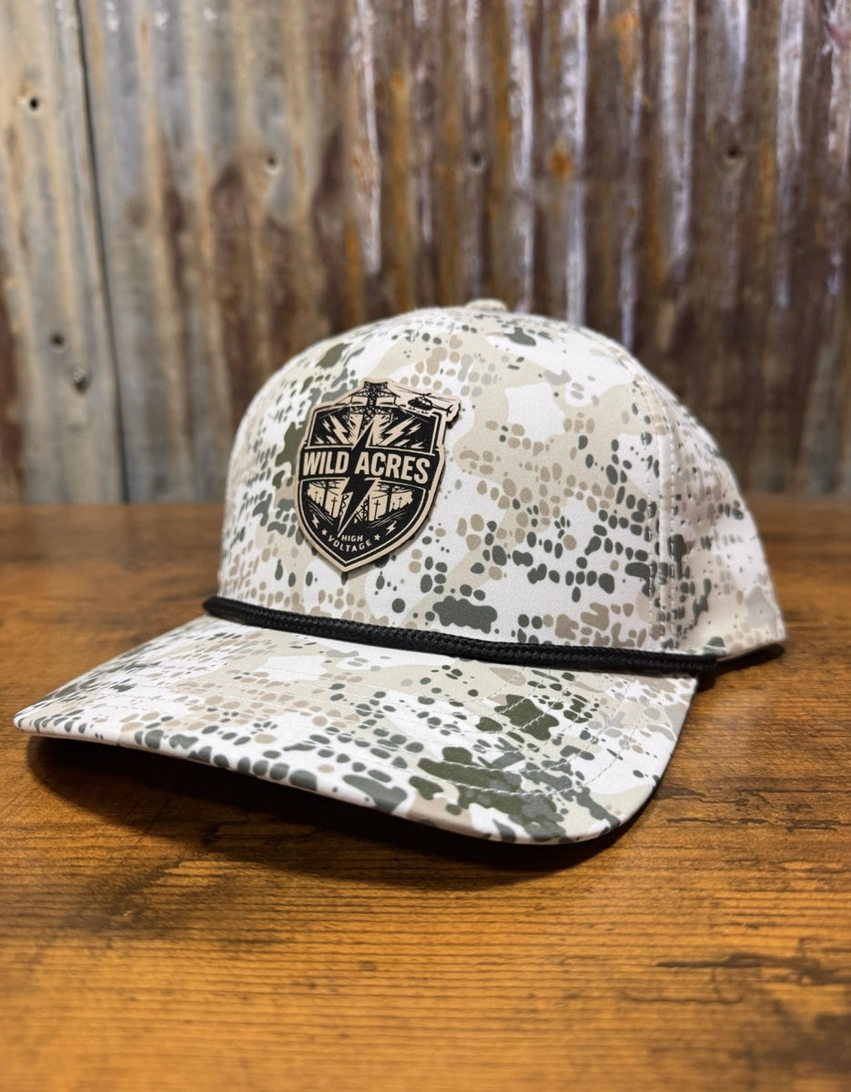 camo  hat custom patch