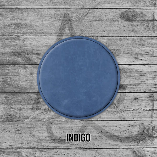 indigo round coaster