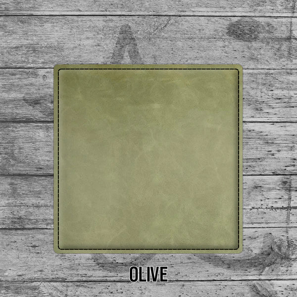 olive square coaster