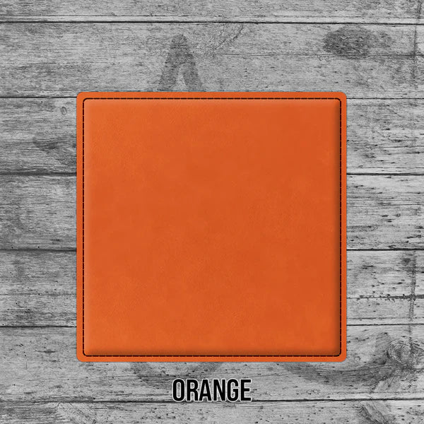 orange square coaster