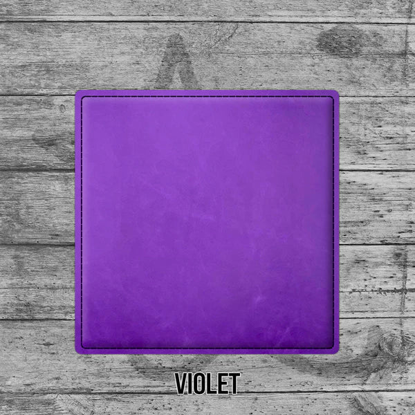 violet square coaster