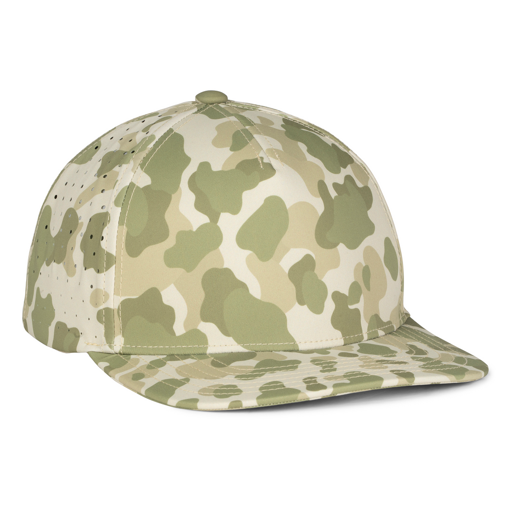 The WaterWood - Flat Bill Performance Perforated - 5 Panel