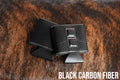 black carbon fiber magnetic can duster