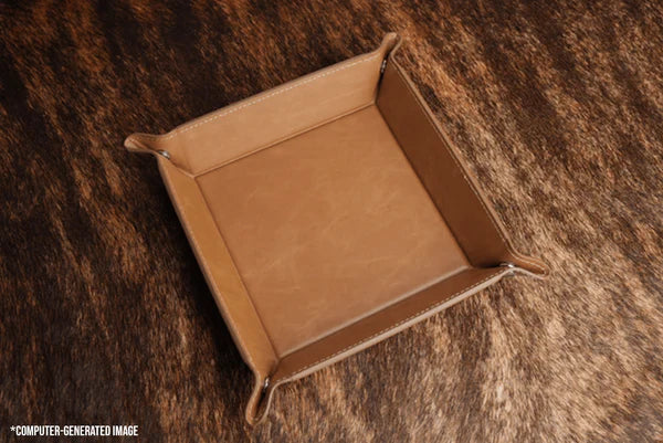 buckskin valet tray