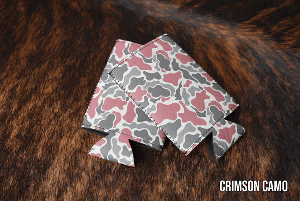 crimson camo slim can duster