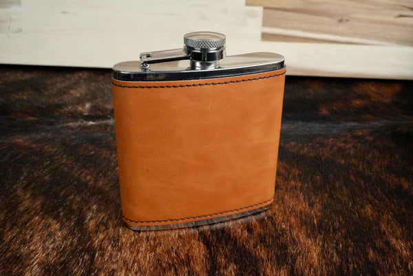 heritage buckskin flask