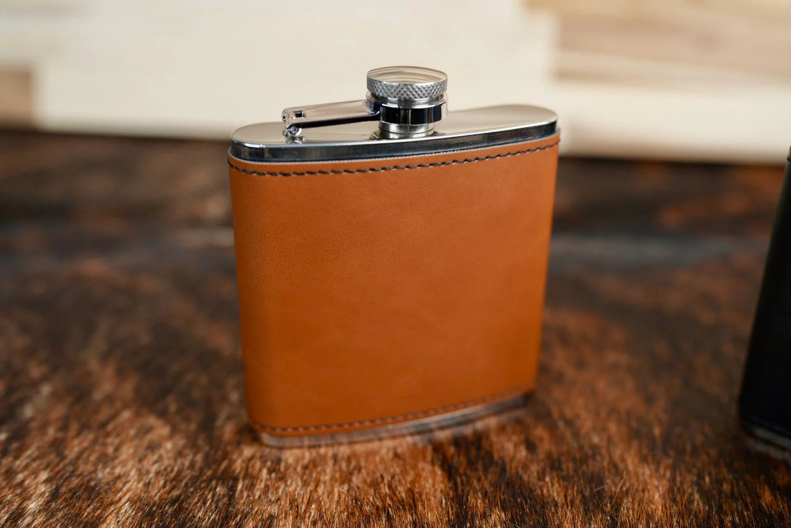 heritage rawhide flask