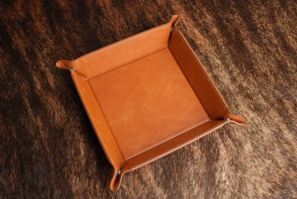 rawhide valet tray